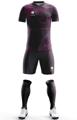 Conjunto Futbol Cod 0067 INDEPENDIENTE DEL VALLE THIRD KIT 2022 MORADO .