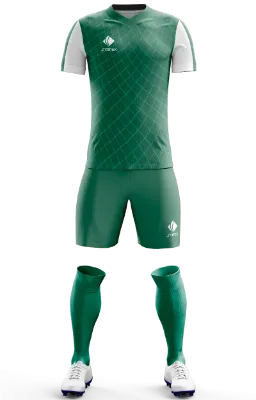 Conjunto Futbol Cod 0083 CAMISETA DEPORTIVO CALI verde- lineas .