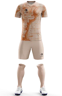 Conjunto Futbol Cod 0091 ADIDAS CAMISETA ARGENTINA 200 ANIVERSARIO beige - mapa .