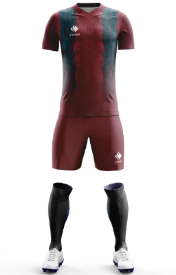 Conjunto Futbol Cod 0096 NIKE BARCELONA negro - guinda - textura .