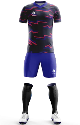 Conjunto Futbol Cod 0098 NIKE FC BARCELONA azul - fucsia - lineas .