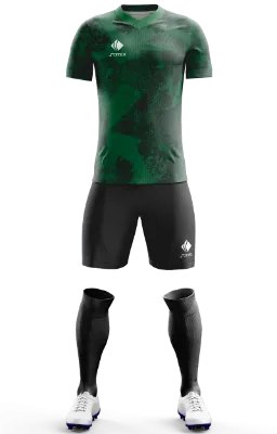 Conjunto Futbol Cod 0102 PUMA BORUSSIA 2018-19 verde - textura .