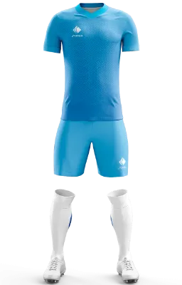 Conjunto Futbol Cod 0116 NIKE ZENIT 2021-2022 celeste - lineas .
