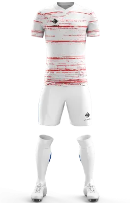 Conjunto Futbol Cod 0133 Adidas Real Salt Lake 2019 blanco- rojo -lineas .