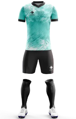 Conjunto Futbol Cod 0154 Adidas Inter de Miami 2023 blanco - turquesa- textura .