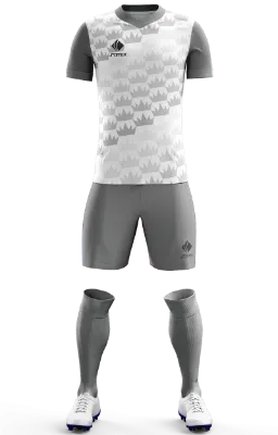 Conjunto Futbol Cod 0161 Puma Palmeiras Away Kit 2021-2022 blanco - plomo - corona .