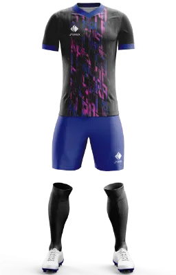 Conjunto Futbol Cod 0167 Camiseta Nike FIFA PSG 21 NEGRO- PLOMO - FUCSIA - AZUL - LETRAS .