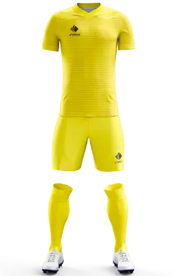 Conjunto Futbol Cod 0172 BELGICA VISITA 2018 amarillo - lineas .