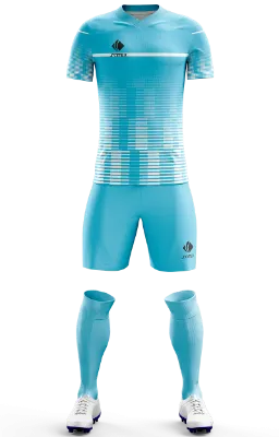 Conjunto Futbol Cod 0186 Argentina Concept Degrade Lines blanco - celeste- lineas degrade .