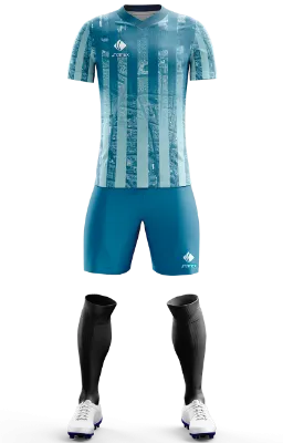 Conjunto Futbol Cod 0201 Atletico Madrid 18-19 celeste - blanco - degrade - franjas .