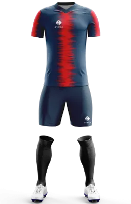 Conjunto Futbol Cod 0212 Nike Paris Saint-Germain 2018-2019 azul-rojo- lineas .