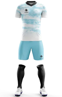 Conjunto Futbol Cod 0215 Nike Chelsea 3er Partido 201819 celeste - lineas .