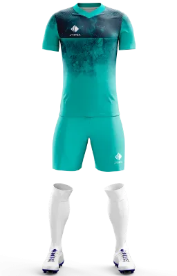 Conjunto Futbol Cod 0226 Tercera Camiseta Tottenham Hotspur 2018-19 verde - turquesa .