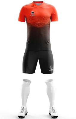 Conjunto Futbol Cod 0240 Camiseta 2ª Swansea 20182019 Naranja - negro- rombos .