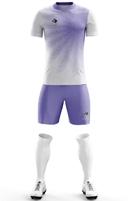 Conjunto Futbol Cod 0246 Orlando City away 2020 - Cesar Tamayo blanco- morado - flor .