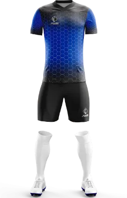 Conjunto Futbol Cod 0263 Inter De Milan Concept Personalizado ngero-azul-exagono .