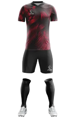 Conjunto Futbol Cod 0292 ac milan 2019 - 2020- Carlos Emilio Gonzales Santos negro-fucsia-lineas .