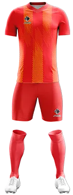 CAMISETA Club Herediano 2024 ROJO - AMARILLO - LINEAS cod: 0307 .