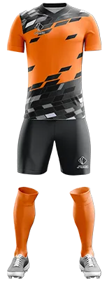 CAMISETA Volleyball Desings Geometric NARANJA - NEGRO - GRIS - BLANCO - RECTANGULOS cod: 0310 .