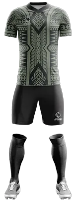 CAMISETA EA7 - NAPOLI 2023-2024 NEGRO - GRIS - TRIANGULOS cod: 0314 .