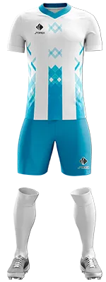 CAMISETA Sports Geometrics Gradient 2023 BLANCO - CELESTE - ROMBOS cod: 0331 .