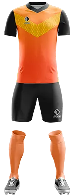 CAMISETA ARQUERO POLO DESIGN NARANJA - AMRILLO - CIRCULOS cod: 0348 .