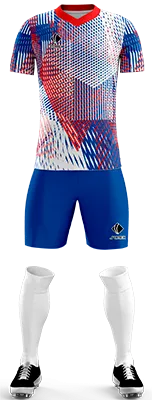 CAMISETA FC BARCELONA 22-23 PRE-MATCH BLANCO - ROJO - AZUL - LINEAS cod: 0361 .