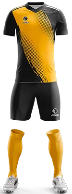 CAMISETA BORUSSIA CONCEPT 2022 NEGRO - AMARILLO - PUNTOS cod: 0394 .