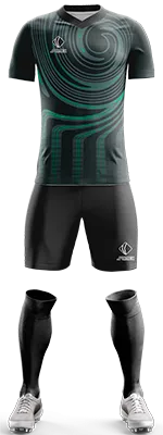 CAMISETA FIGUERIENSE 2021 OFICIAL NEGRO - VERDE - LINEAS cod: 0399 .