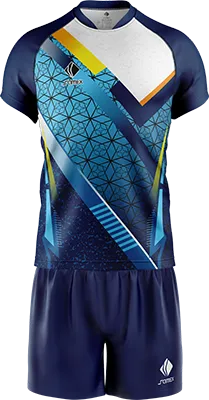 CONJUNTO RUGBY COD. 083 AZUL - FRANJA CELESTE CON AZUL - ESTRELLAS