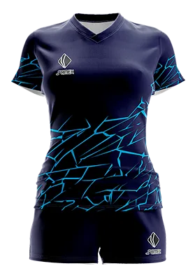 CONJUNTO DEPORTIVO VOLEY PERZONALIZADO CONJUNTO MANCHESTER CITY FANTASY 2020-21 AZUL - CELESTE - LINEAS ABSTRACTAS COD: 0030 .