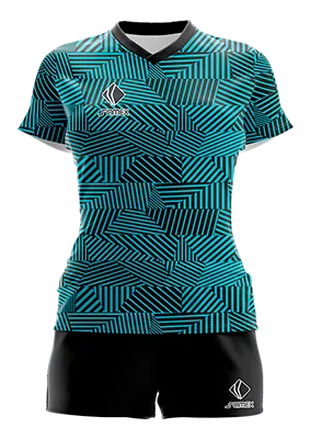 CONJUNTO DEPORTIVO VOLEY PERZONALIZADO CONJUNTO BARCELONA ENTRENAMIENTO 2016 NEGRO - VERDE LINEAS COD: 0058 .