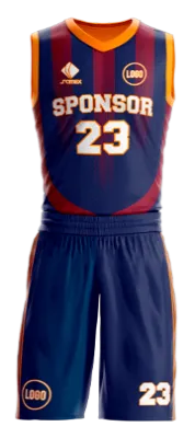 Conjuto basketball sublimada personalizado AZUL - ROJO - AMARILLO - LINEAS COD: 0011 .