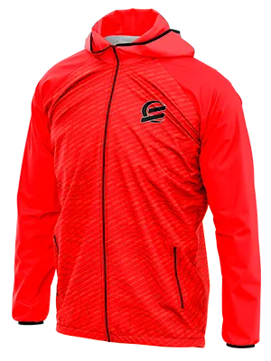 CORTAVIENTO DEPORTIVO AJAX CONCEPT 2023 ROJO - LINEAS GRIS cod: 0045 .