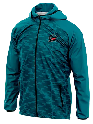 CORTAVIENTO DEPORTIVO ALEMANIA FEMENINO VISITA 2022 TURQUESA CAMUFLAJE cod: 0048 .