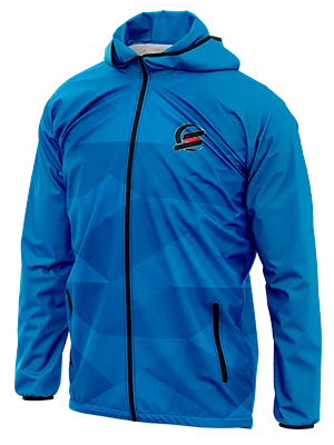 CORTAVIENTO DEPORTIVO BRASIL CAMISETA VISITA 2018 CELESTE RECTANGULOS PERPENDICULARES cod: 0056 .