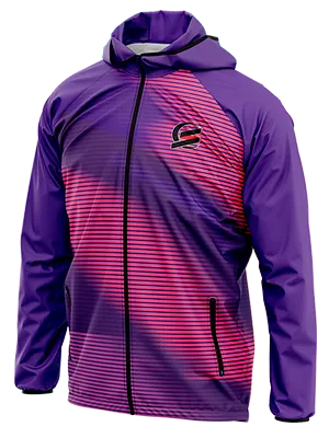 CORTAVIENTO DEPORTIVO DNB - TORNASELADO ROSADO CON MORADO - LINEAS cod: 0070 .