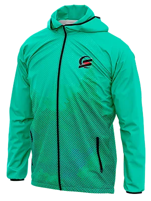CORTAVIENTO DEPORTIVO MONTON TURQUESA - ACUARELA MONTAÑA cod: 0075 .