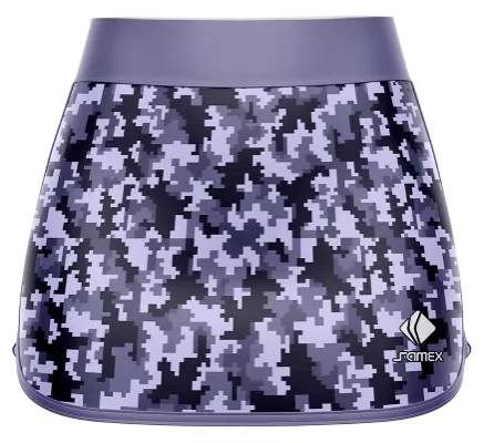 Falda Padel Cod 0009 FALDA PADEL GRIS - NEGRO ESTAMPADO CAMUFLAJE.