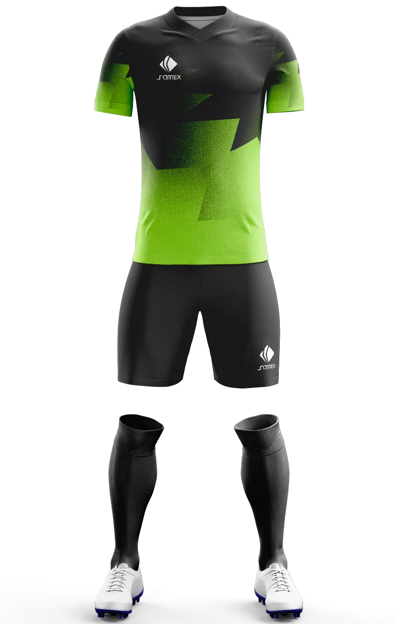 Conjunto Futbol Cod 0069 MANCHESTER VERDE - NEGRO - ESTRELLA .