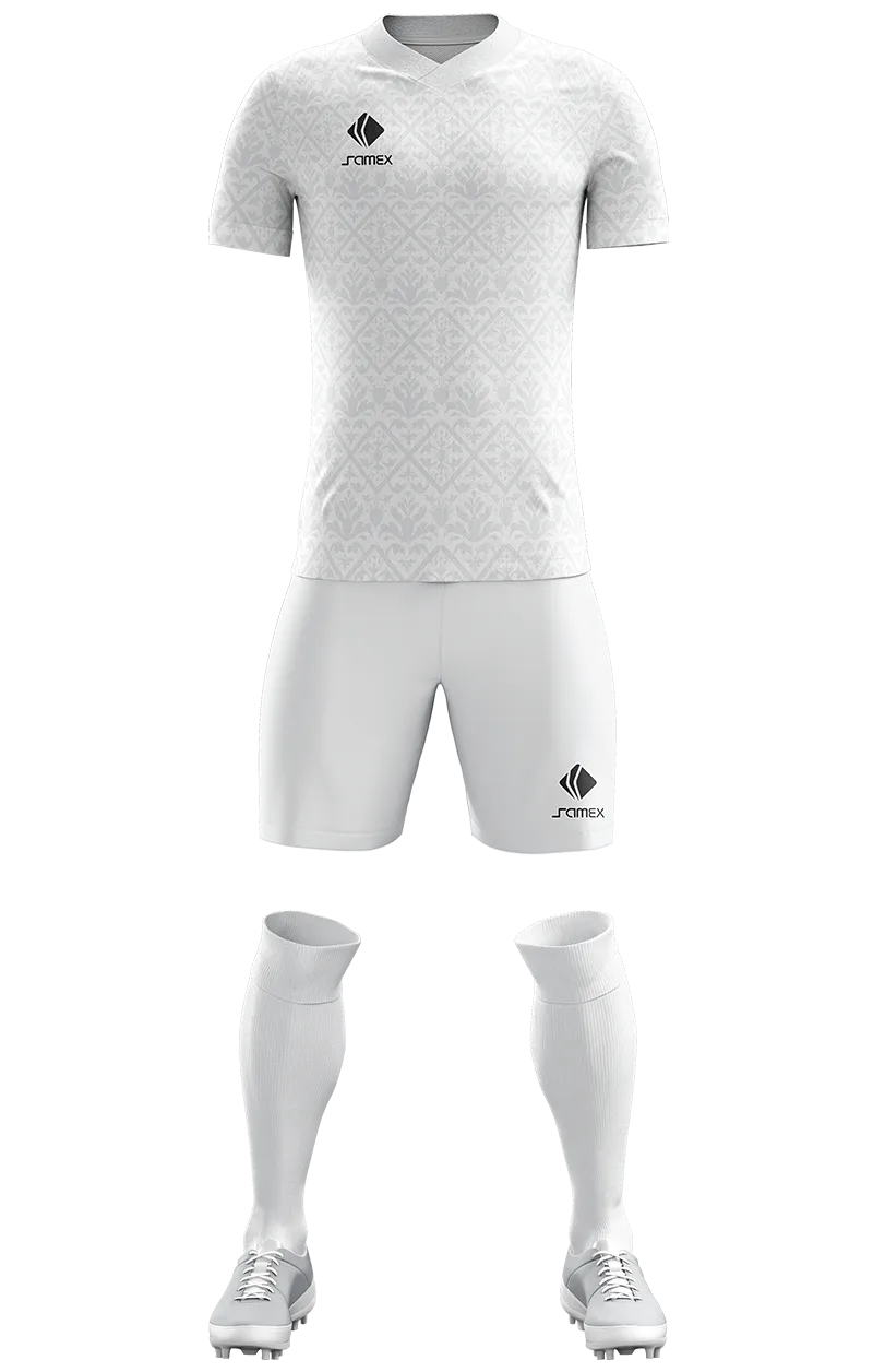 Conjunto Futbol Cod 0284 Italia 2021 blanco- plomo-rombo .
