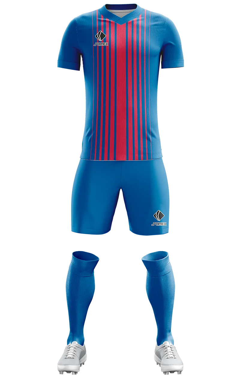 Conjunto Futbol Cod 0285 FC Barcelona 2018 azul-rojo-franjas .