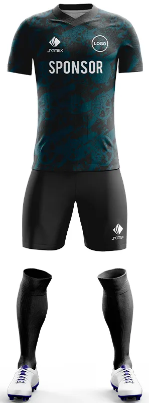 CONJUNTO FUTBOL COD. 449 NEGRO
