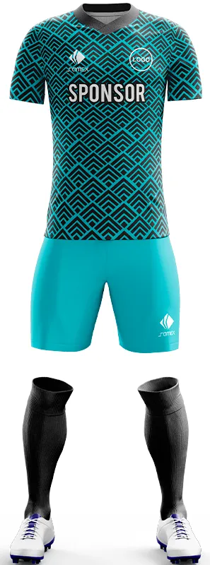 CONJUNTO FUTBOL COD. 468 TURQUEZA