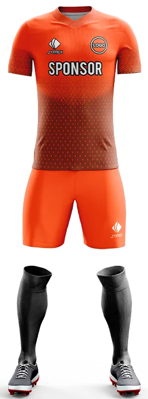 CONJUNTO FUTBOL COD. 483 NARANJA