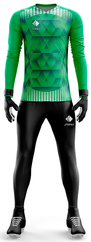 Conjunto Futbol Arqueros Cod 0039 CAMISETA VERDE CON ROMBOS .