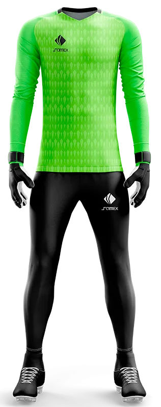Conjunto Futbol Arqueros Cod 0046 CAMISETA VERDE CON ROMBOS .