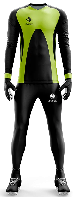 Conjunto Futbol Arqueros Cod 0062 CAMISETA AZUL CON NEGRO .
