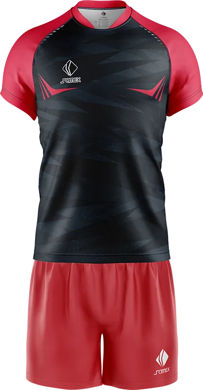 CONJUNTO RUGBY COD. 032 NEGRO - FRANJAS NEGRO