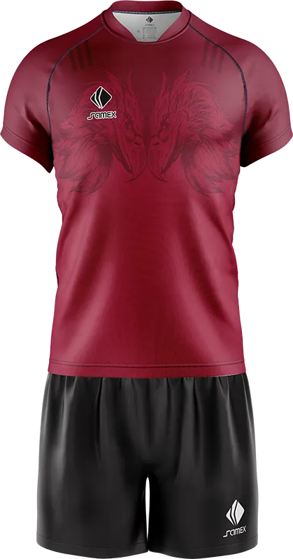 CONJUNTO RUGBY COD. 064 GUINDA - CABEZA AGUILA